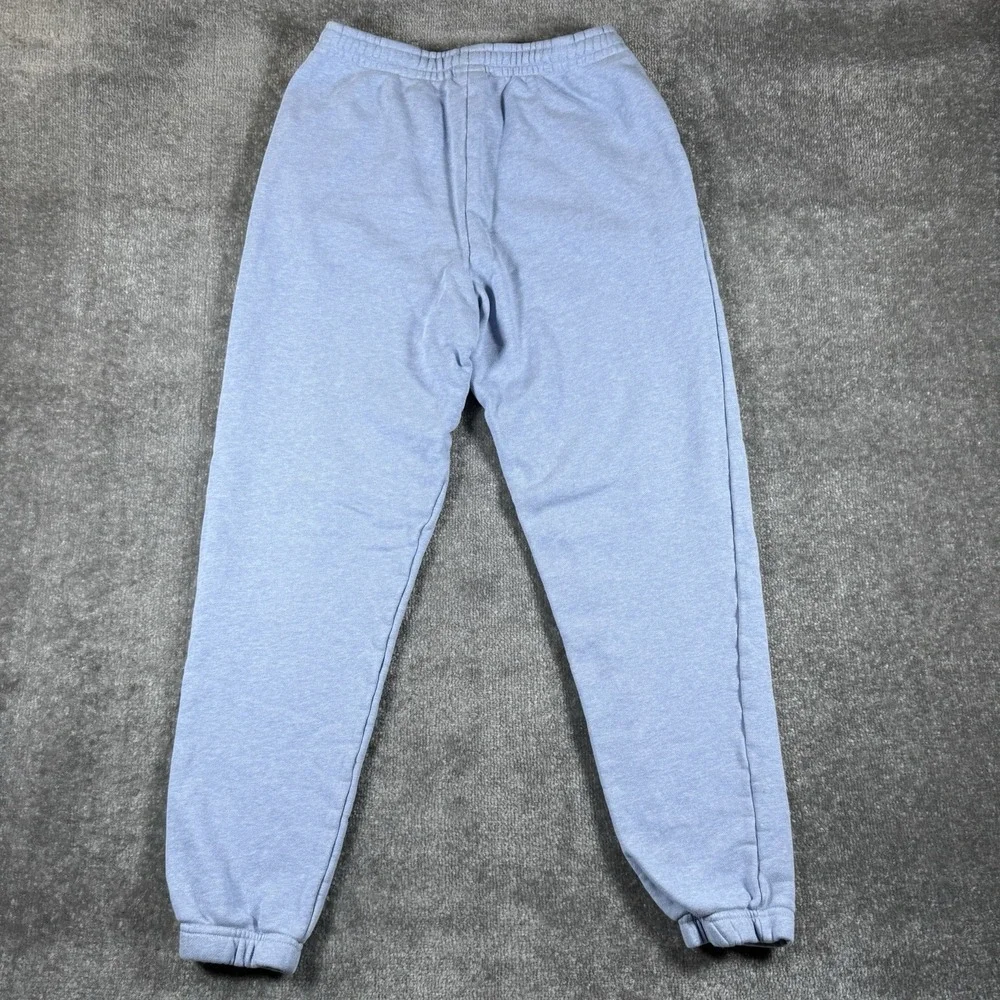 Gymshark Sweatpants Women's Small Blue Fleece Oversized Lounge Athleisure